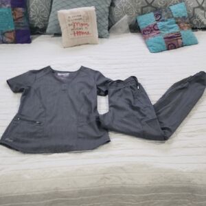 Grey's Anatomy Signature By BARCO Professional Wear S /S TALL In Gray Scrubs